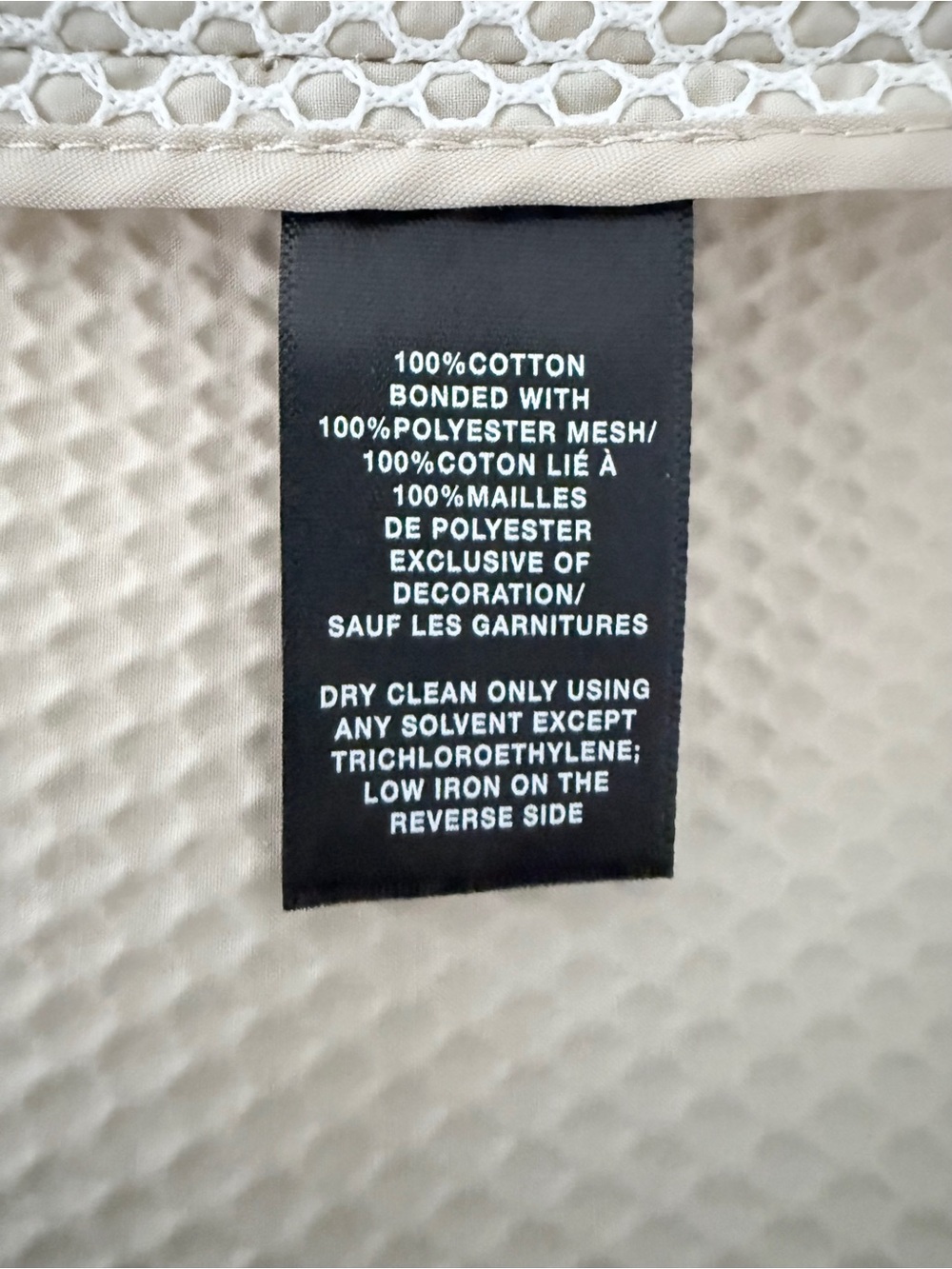 Lafayette 148 New York honeycomb ivory open front light jacket med - Picture 7 of 7